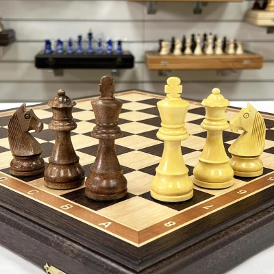 Шахматы эксклюзивные венге Стаунтон чемпион средние