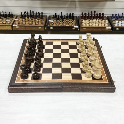 Шахматы складные подарочные венге Премиальные Люкс 45 см