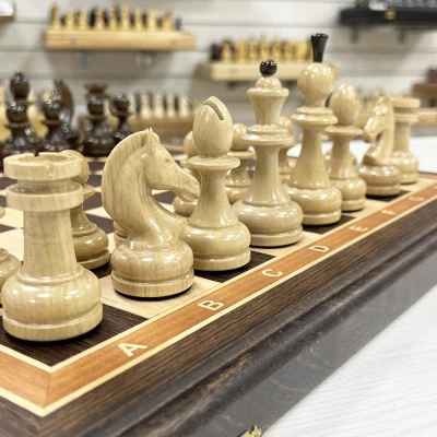 Шахматы складные подарочные венге Премиальные Люкс 45 см