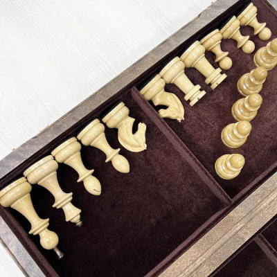 Шахматы складные подарочные венге Премиальные Люкс 45 см