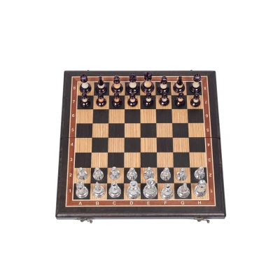 Шахматы подарочные Венге с фигурами Итальянский дизайн Люкс