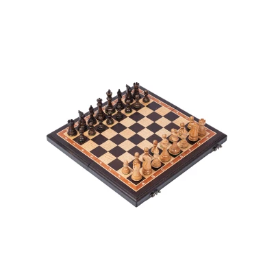 Шахматы профессиональные Суприм глянцевые венге дуб