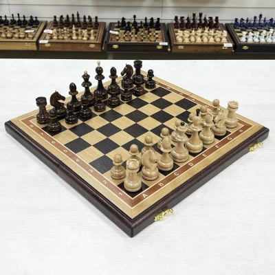 Шахматы подарочные из дуба с фигурами Премиальными Люкс 45 см