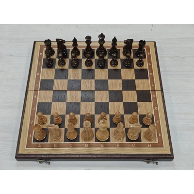 Шахматы деревянные подарочные из дуба Суприм