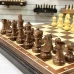 Шахматы подарочные орех с фигурами Стаунтон Чемпион из самшита и палисандра средние