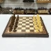 Шахматы подарочные орех с фигурами Стаунтон Чемпион из самшита и палисандра средние