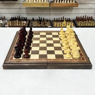 Шахматы эксклюзивные орех Стаунтон ретро падук