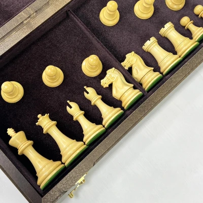 Шахматы эксклюзивные орех Стаунтон ретро падук