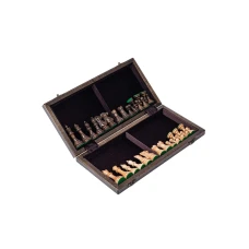 Шахматы подарочные из ореха и дуба Суприм глянцевые