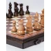 Шахматы подарочные из ореха и дуба Суприм глянцевые