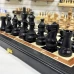 Шахматы из мореного дуба с фигурами Индийский стаунтон