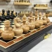 Шахматы подарочные из мореного дуба Неваляшки 40 см