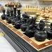 Шахматы подарочные из мореного дуба Неваляшки 40 см