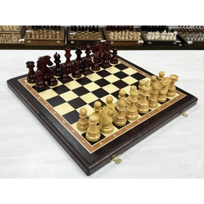 Шахматы эксклюзивные Wellington Венге