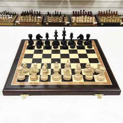 Шахматы подарочные Премиум венге большие