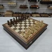 Шахматы подарочные из мореного дуба Антик в ларце с фигурами Эндшпиль из самшита и палисандра (2)