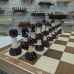 Шахматы подарочные из мореного дуба Антик в ларце с фигурами 