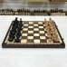 Шахматы подарочные деревянные с выжегом Неваляшки