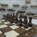 Шахматы шашки подарочные деревянные турнирные большие , Hachatyr