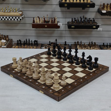 Шахматы шашки деревянные турнирные большие 3