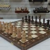 Шахматы шашки деревянные турнирные большие 5