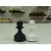 Шахматные фигуры премиум из гарба черно-белые Люкс