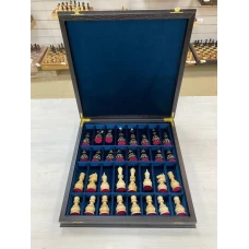 Шахматы резные Классика в ларце моренный дуб