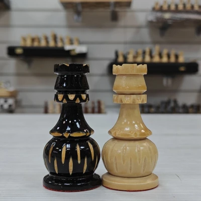 Шахматные фигуры Классика резная Люкс (без доски)