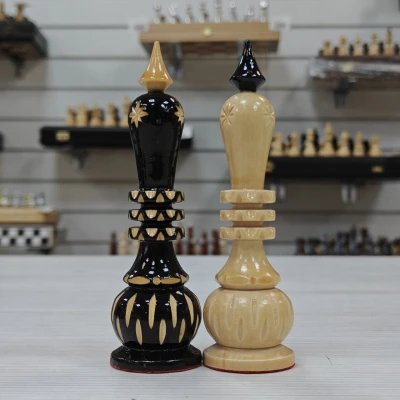 Шахматные фигуры Классика резная Люкс (без доски)