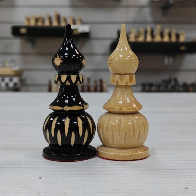 Шахматные фигуры Классика резная Люкс (без доски)