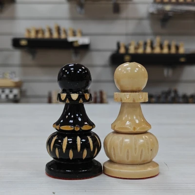 Шахматные фигуры Классика резная Люкс (без доски)