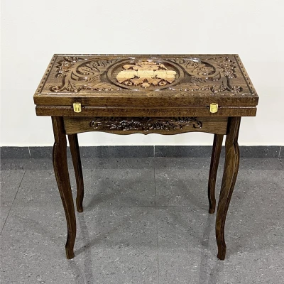 Нарды ломберный стол резной Герб России, Hachatyr