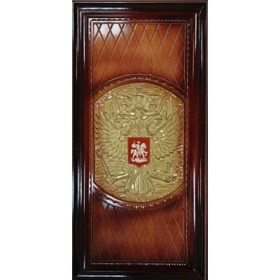 Нарды резные Герб России 55х25