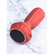 Ваза декоративная подарочная красная 23 см для сухоцветов и цветов интерьерная