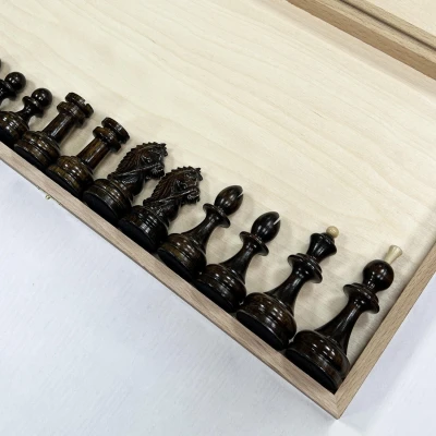 Шахматы авангард с резным конем