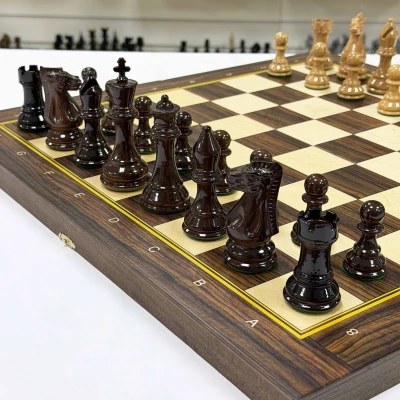 Шахматы деревянные с фигурами из бука Суприм большие