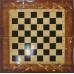 Шахматы 3в1 ручной работы резные Медведь ( нарды, шашки) 60см