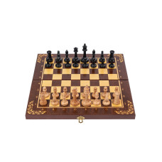 Шахматы Византия Люкс с утяжеленными фигурами из бука