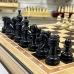 Шахматы подарочные с утяжеленными фигурами из бука на доске из дуба 45 на 45 см большие
