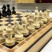 Шахматы подарочные с утяжеленными фигурами из бука на доске из дуба 45 на 45 см большие