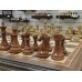Шахматный стол подарочный из американского ореха с фигурами из композита