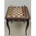 Шахматный стол из красного дерева подарочный с композитными фигурами