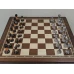 Шахматный стол из Красного дерева подарочный с фигурами Итальянский дизайн (композит)