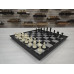 Шахматы нарды шашки пластиковые черно-белые