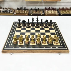 Шахматы деревянные эбен ручная роспись Хохлома