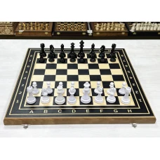 Шахматы деревянные Турнирные эбен черно-белые