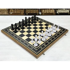 Шахматы деревянные Турнирные эбен черно-белые