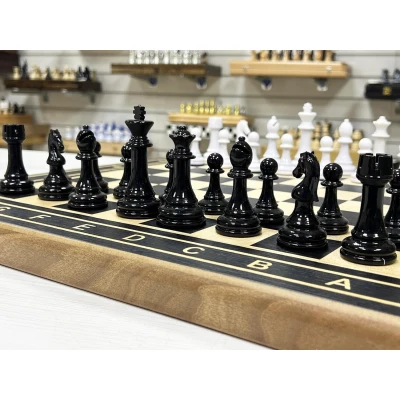 Шахматы деревянные Турнирные эбен черно-белые