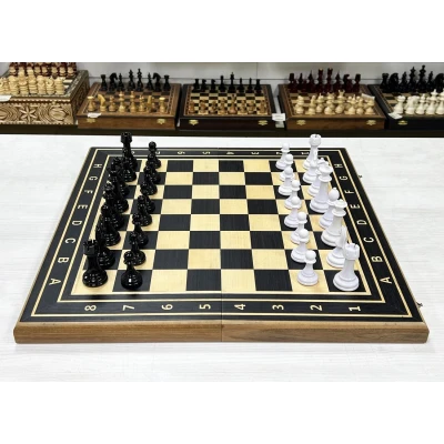 Шахматы деревянные Турнирные эбен черно-белые