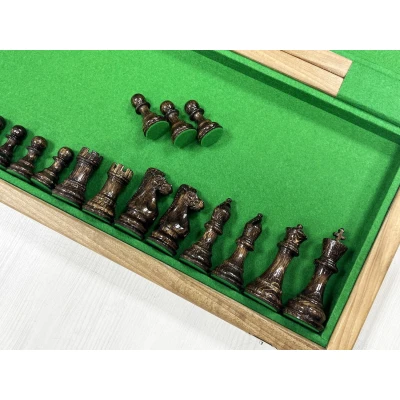 Шахматы деревянные Турнирные эбен Суприм 50 см